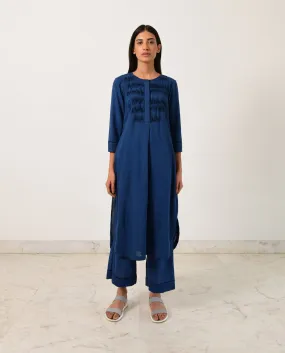 KNIFE PLEAT KURTA/PANTS