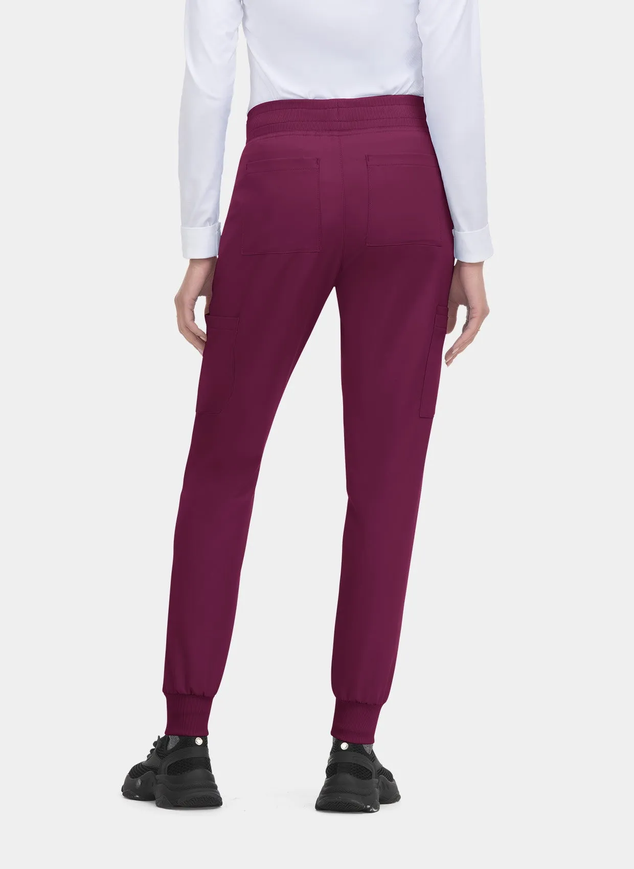 Koi Cureology Pulse Scrub Joggers - Wine