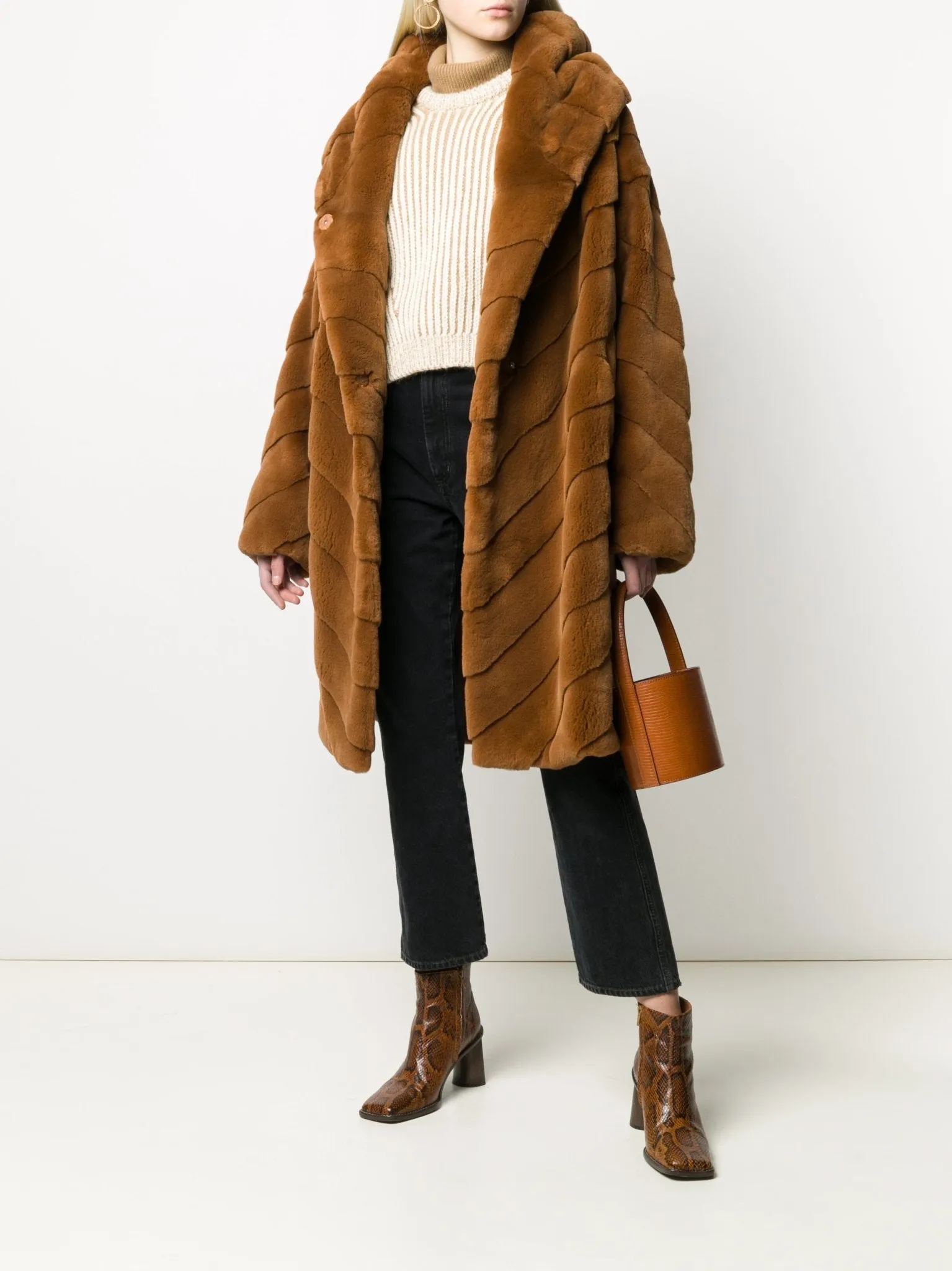 LISKA sheared mink coat