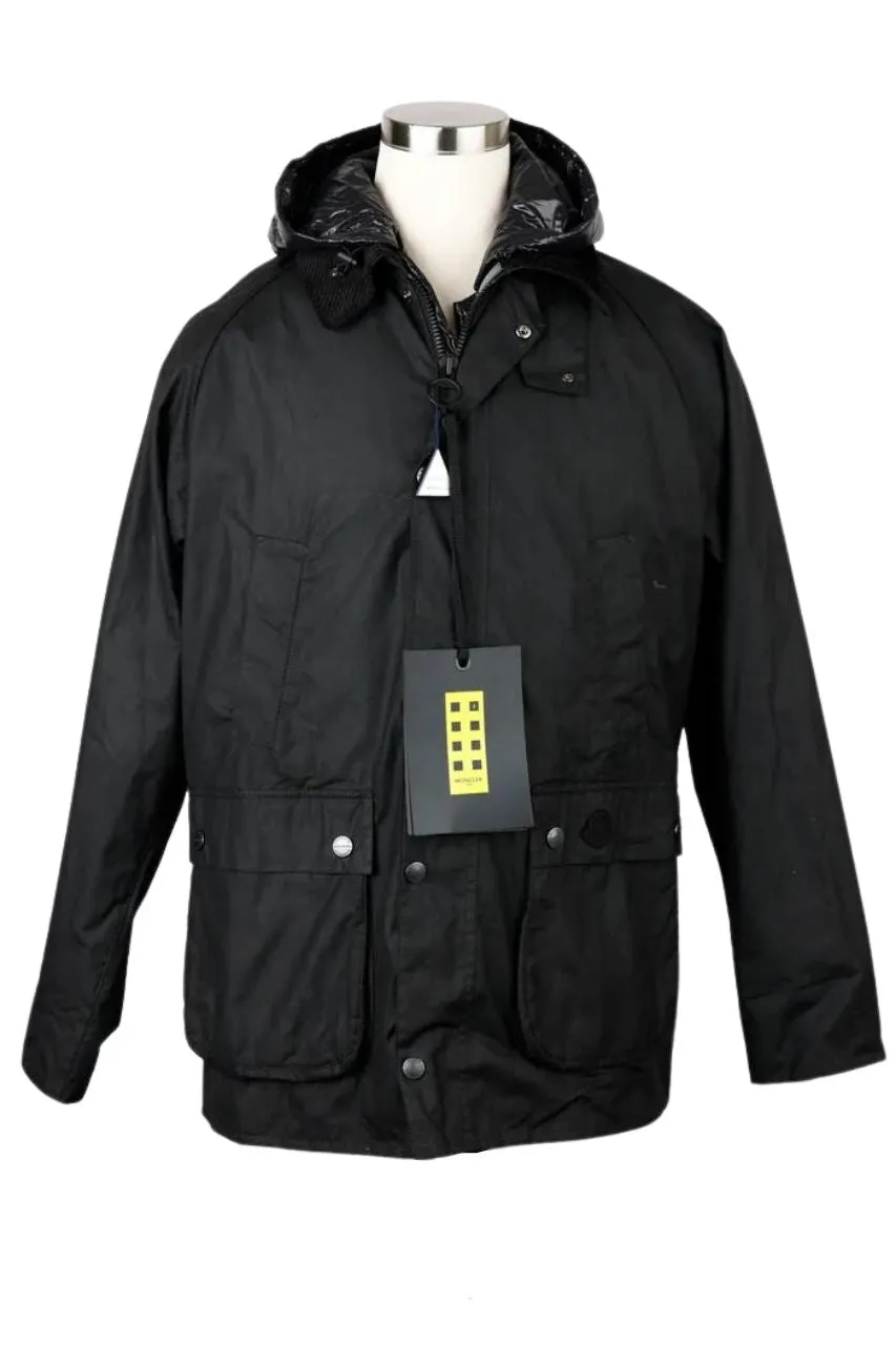 Long Barbour X Moncler Puffer Jacket