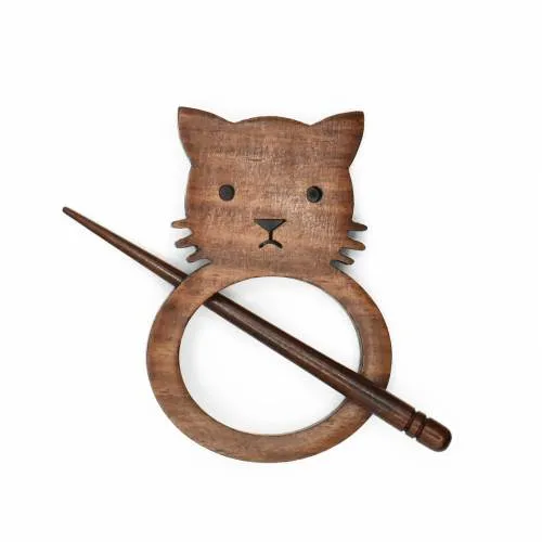 LYKKE Crafts Shawl Pin CAT