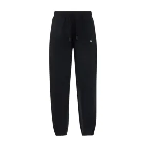 Marcelo Burlon Cross Logo Black Sweatpants