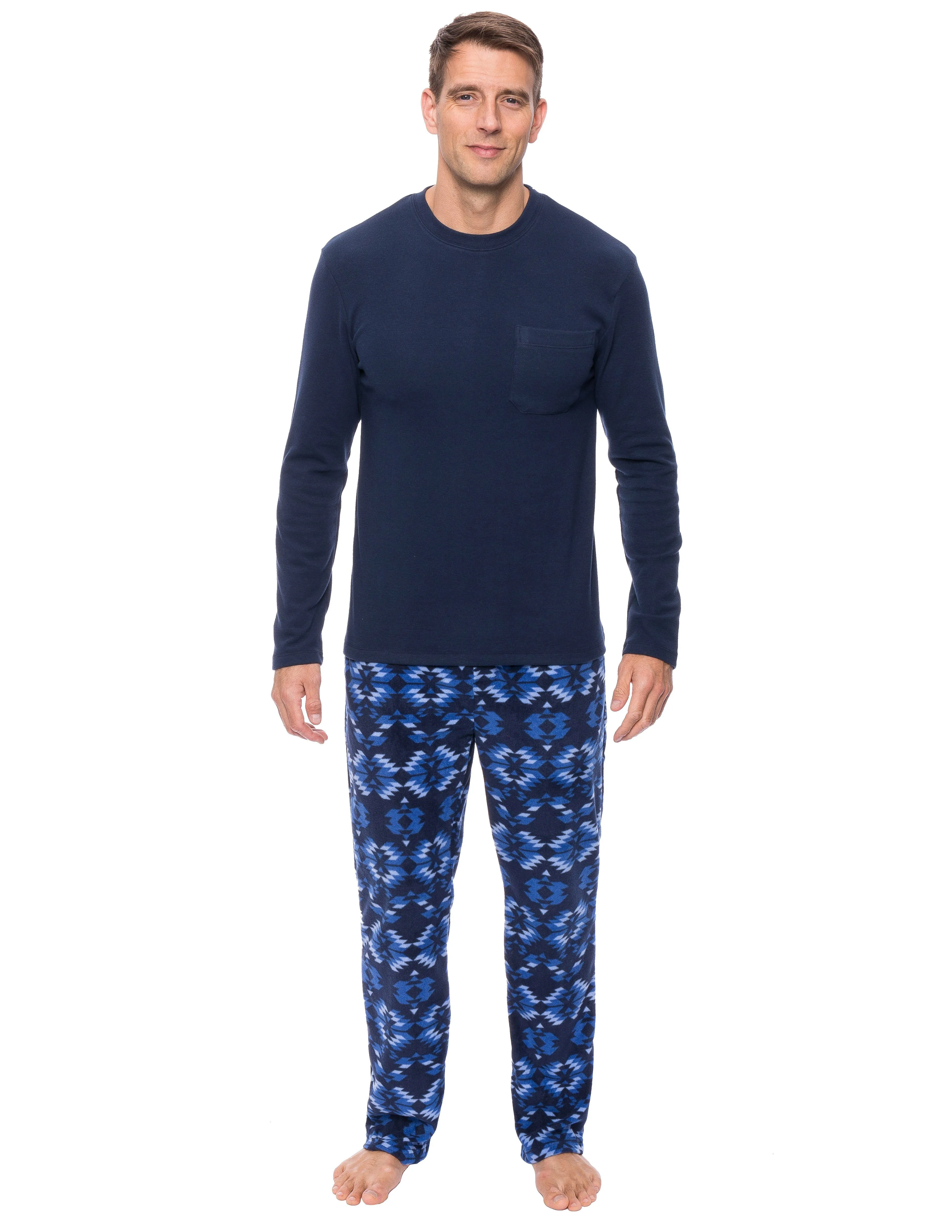 Mens Microfleece Lounge Set