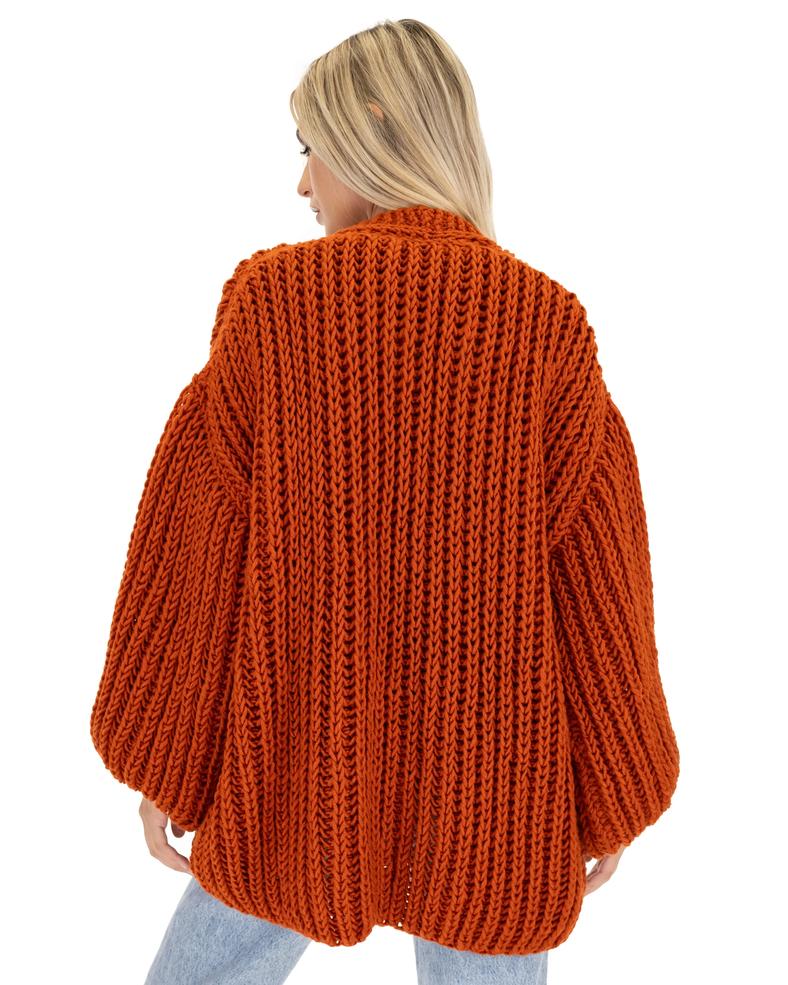 Merino Balloon Cardigan