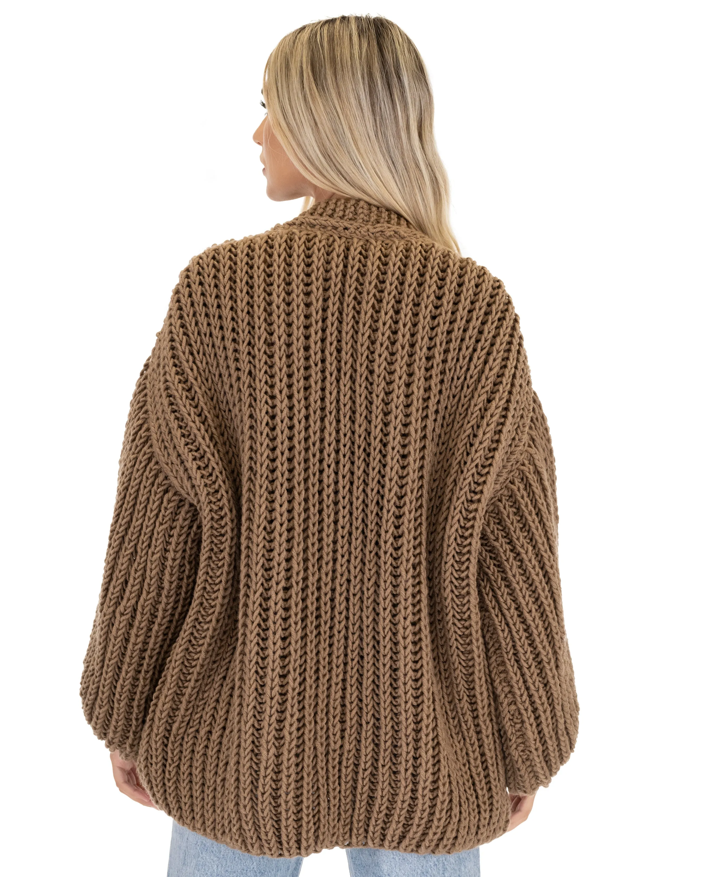 Merino Balloon Cardigan