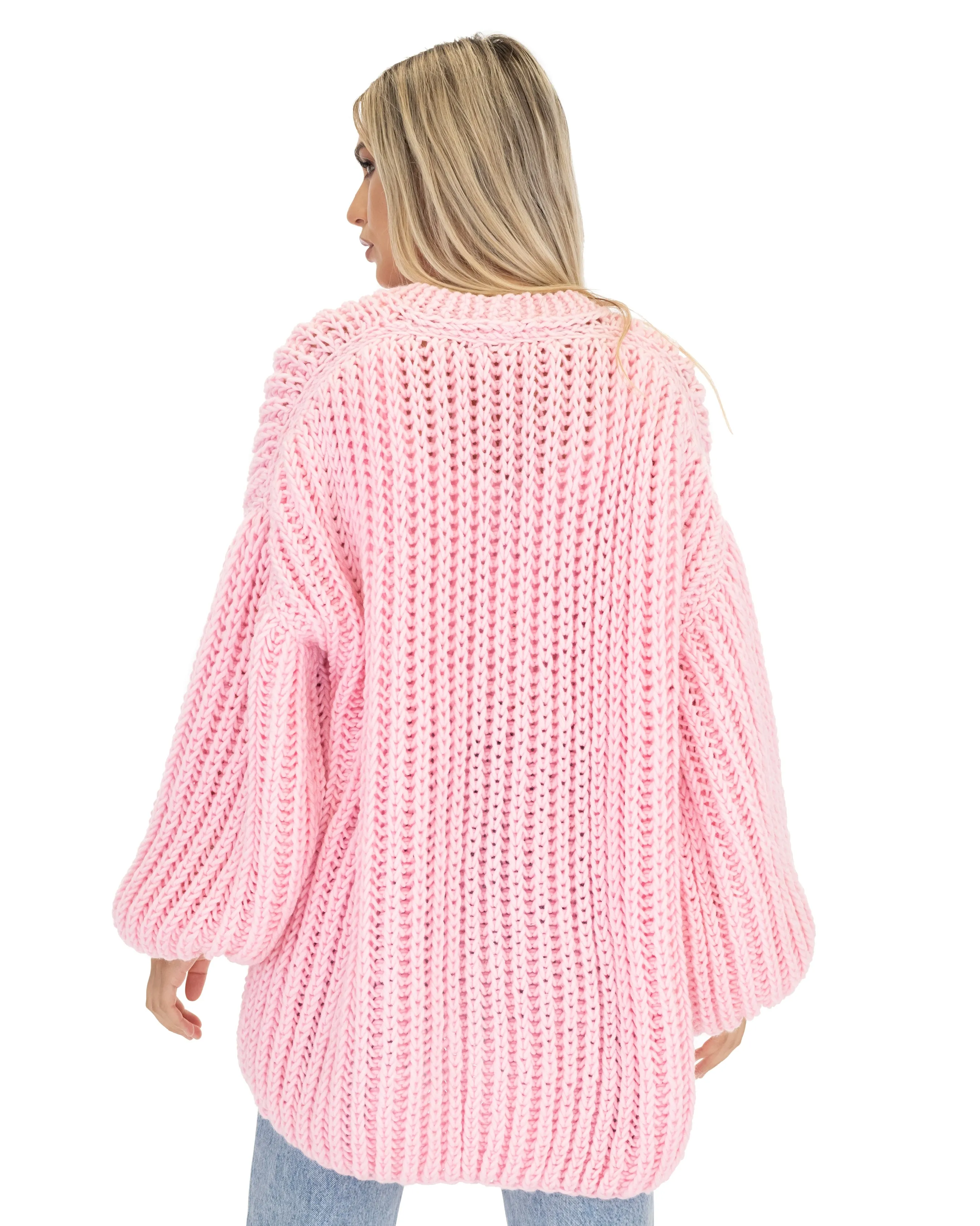 Merino Balloon Cardigan