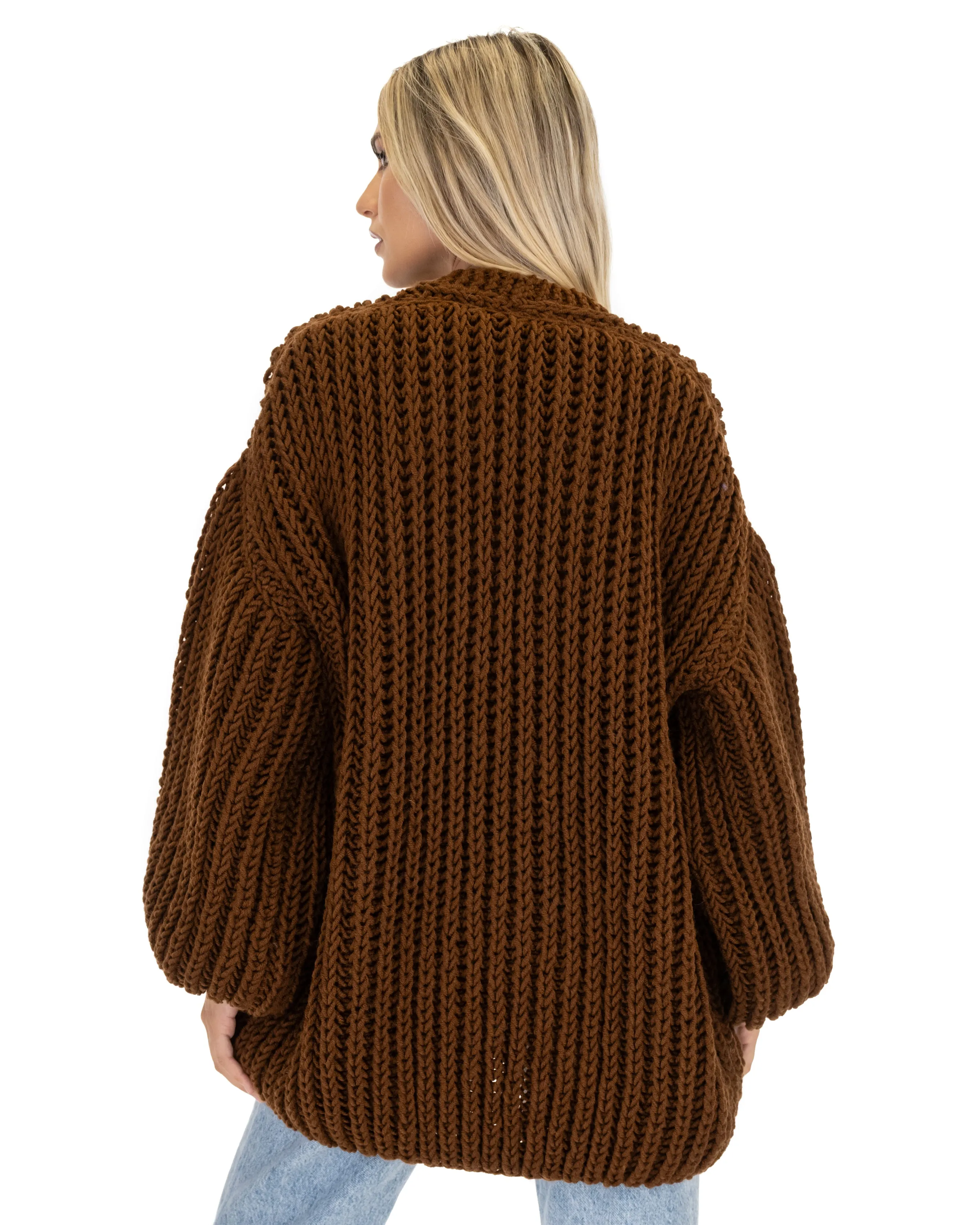 Merino Balloon Cardigan