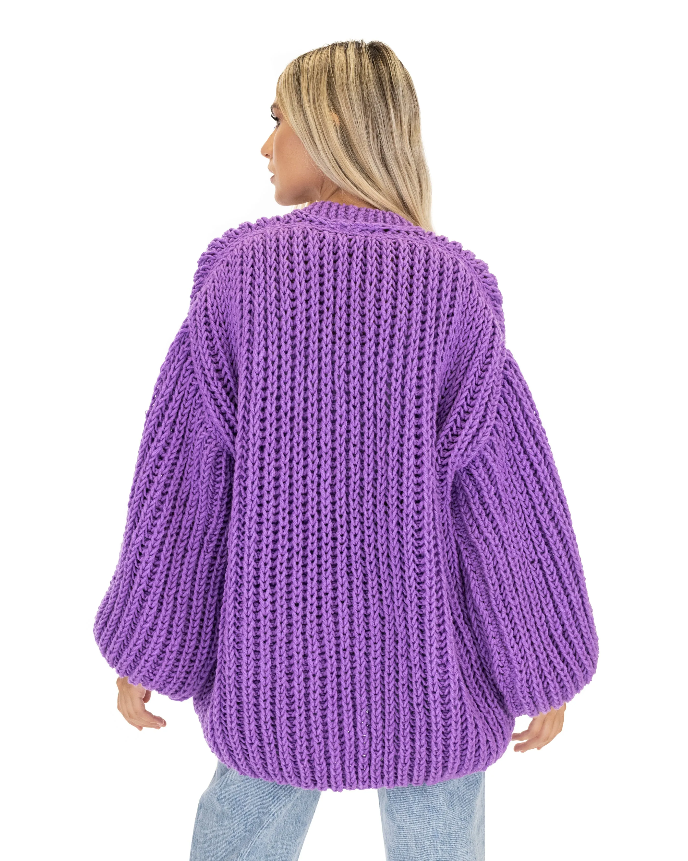 Merino Balloon Cardigan