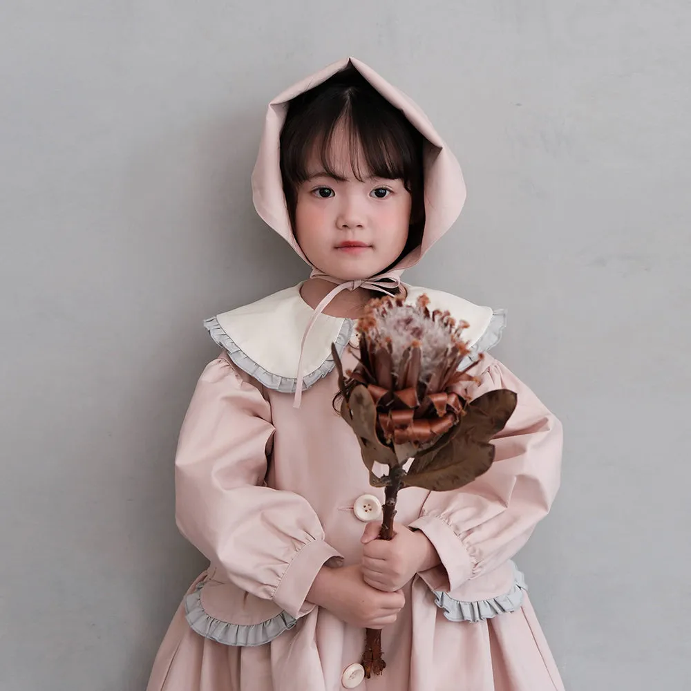 Mes Kids Des Fluers :: Petal Collar Trench Coat Pink