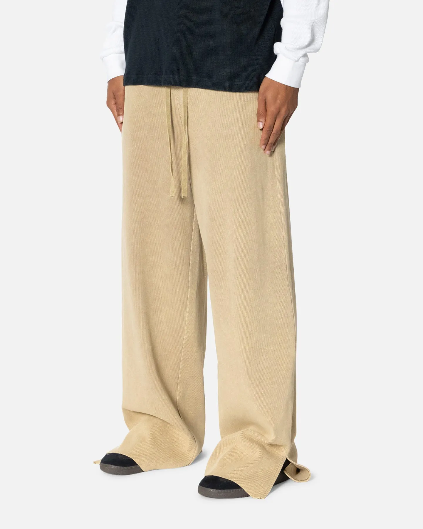 MNML Ribbed Slinky Sweatpants Earth