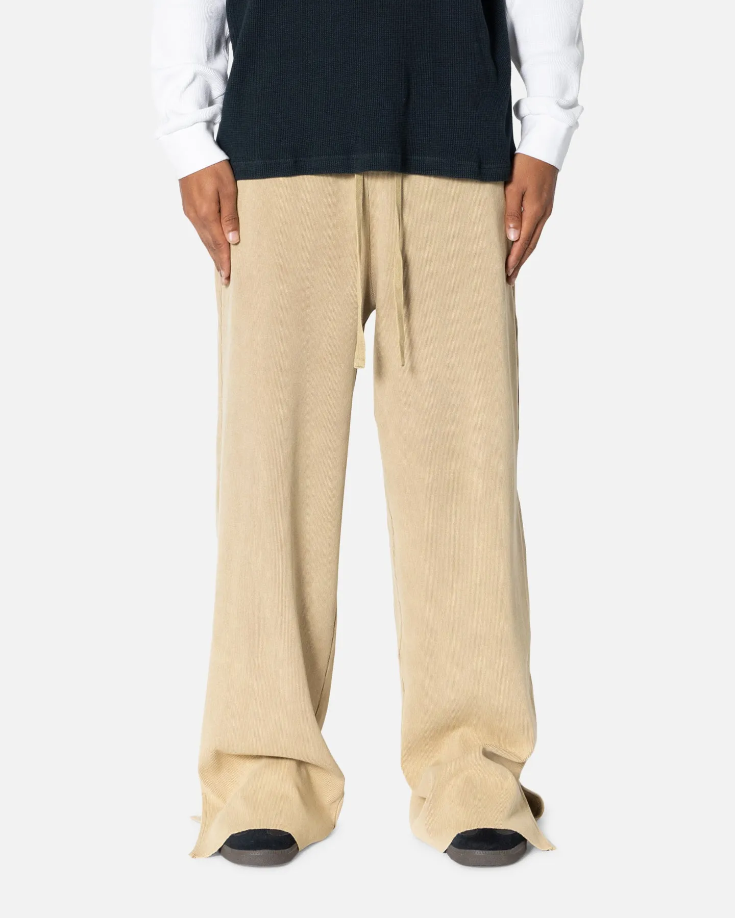 MNML Ribbed Slinky Sweatpants Earth