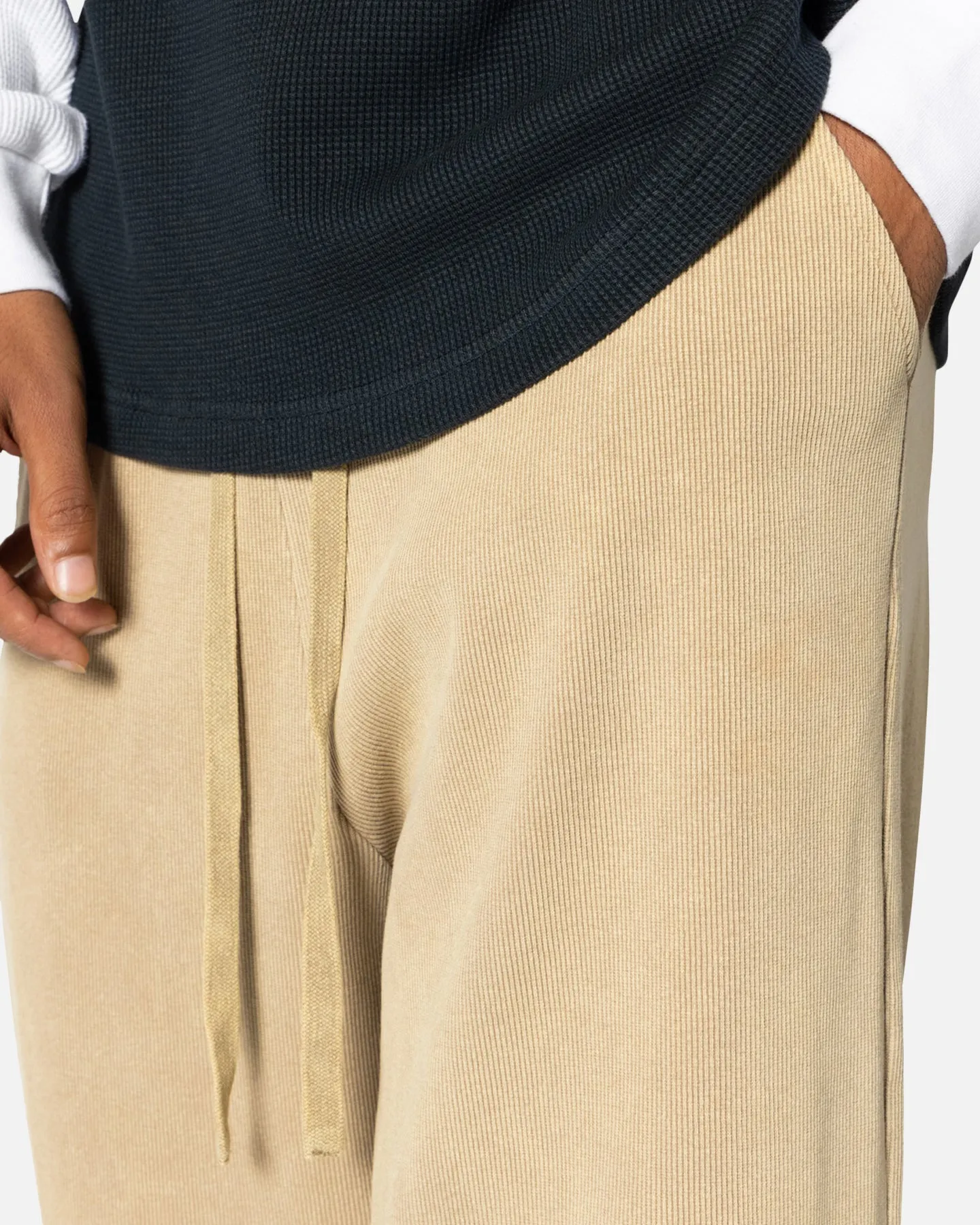 MNML Ribbed Slinky Sweatpants Earth