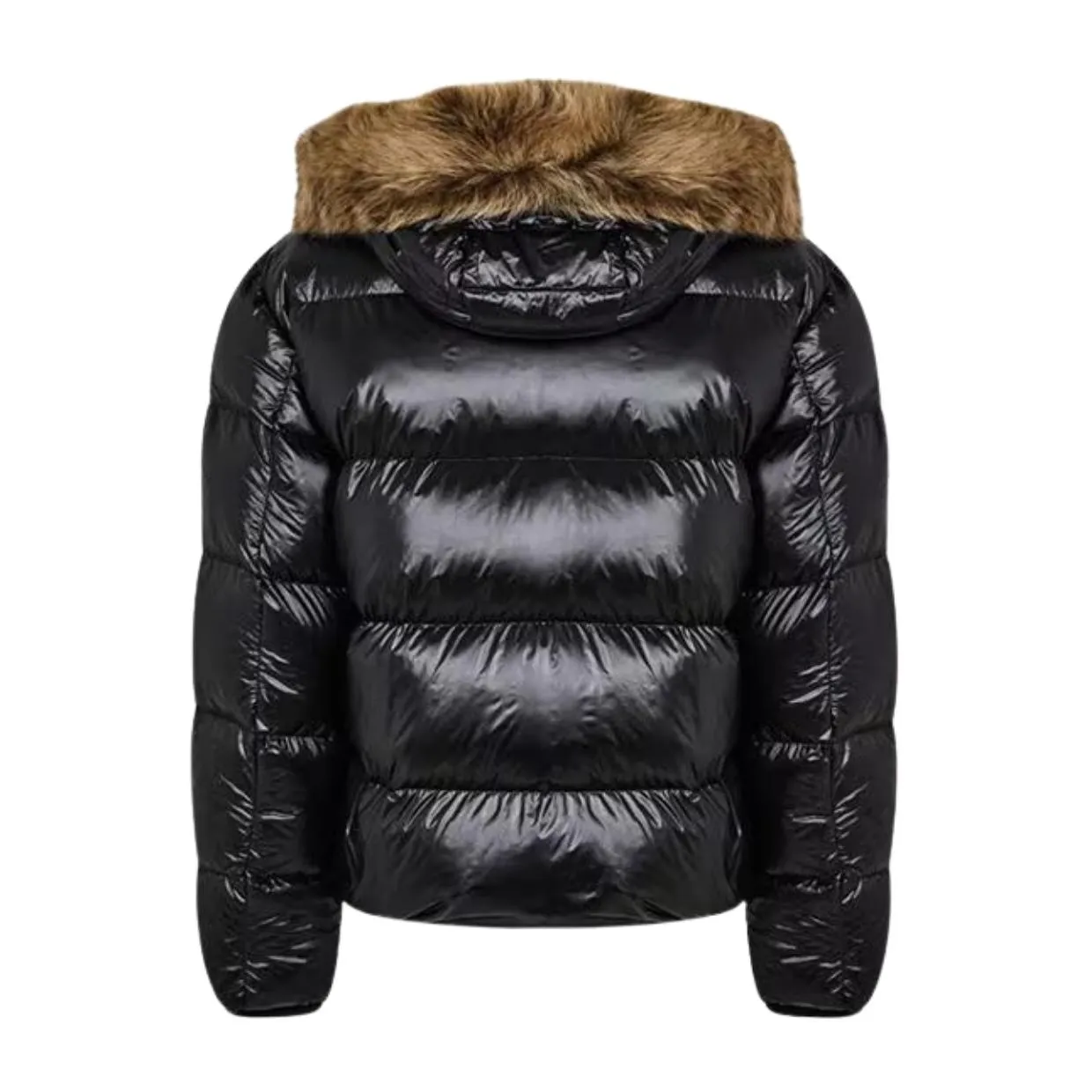 Moose Knuckle Fur King Black Puffer Jacket