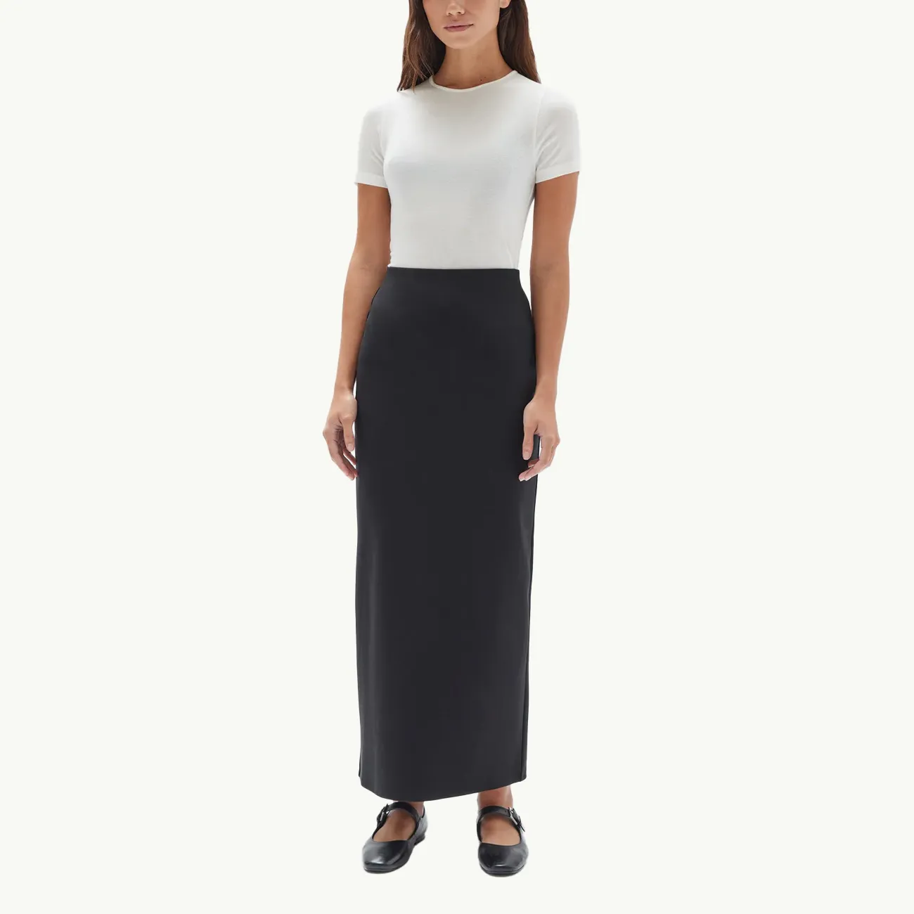 Myca Jersey Skirt - Black