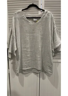 New Years Eve Blouse in Silver