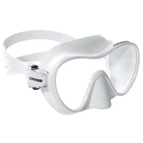 Open Box Cressi Mini Frameless Dive Mask - White