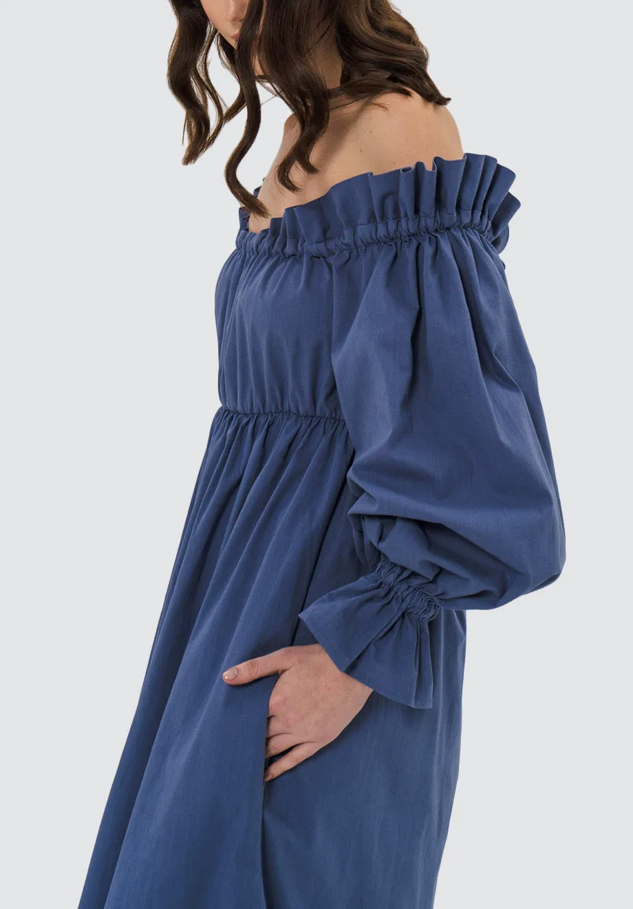 Ophelle Midi Dress | Blue