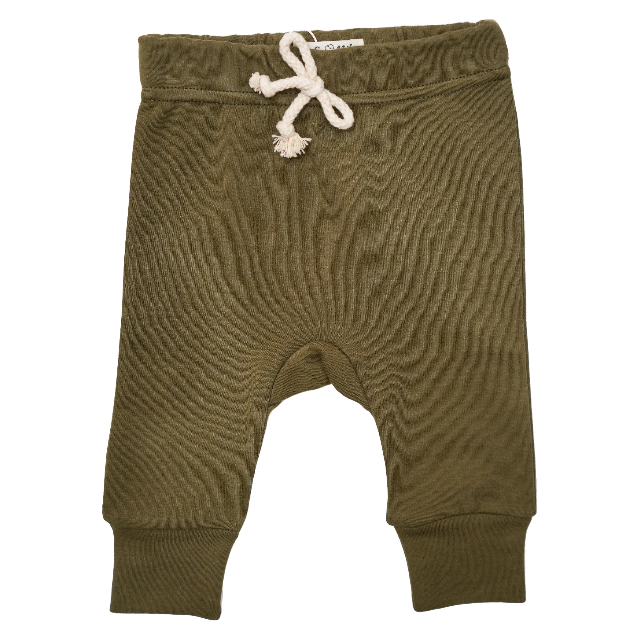 Organic Cotton Sweatpants with Adjustable Strings For Babies and Kids