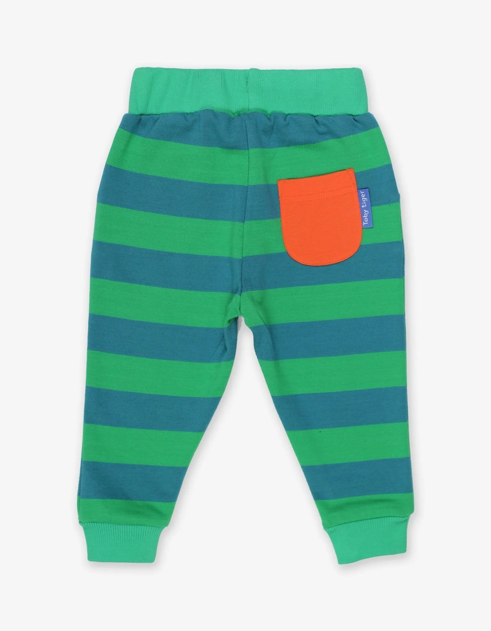 Organic Green Green Striped Joggers