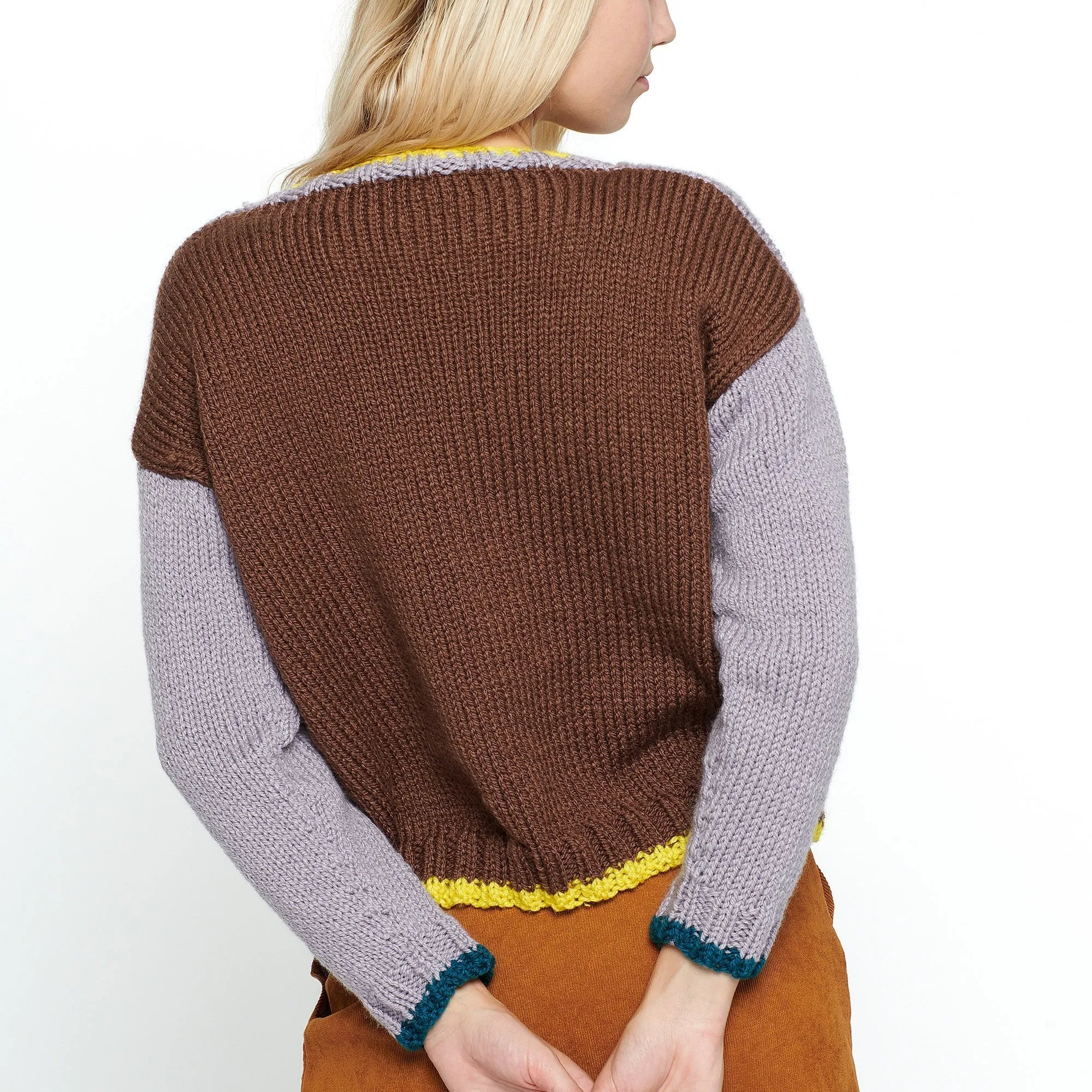 Patons Knit Landscape Sweater