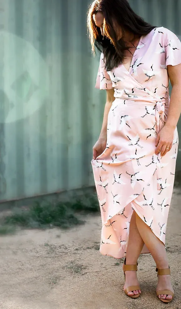 PDF Pattern - CharliAnne Wrap Dress | Sew To Grow