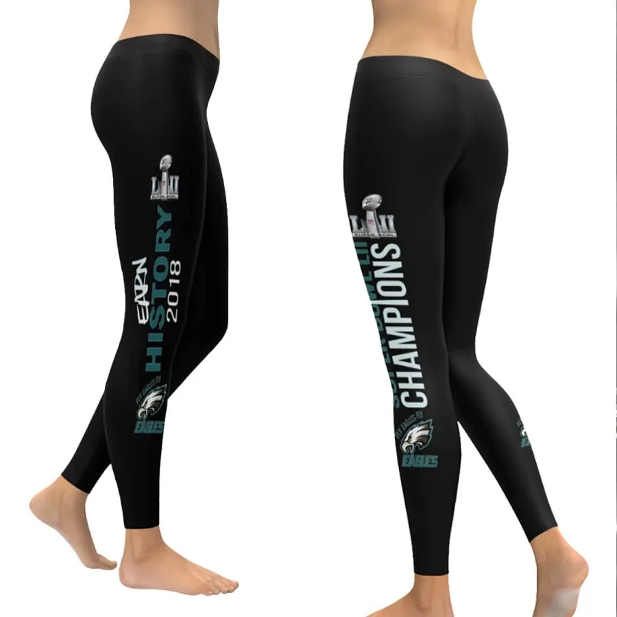 Philadelphia eagles Fans Leggings Black| nfl eagles Women's Leggings/ Yoga Pants