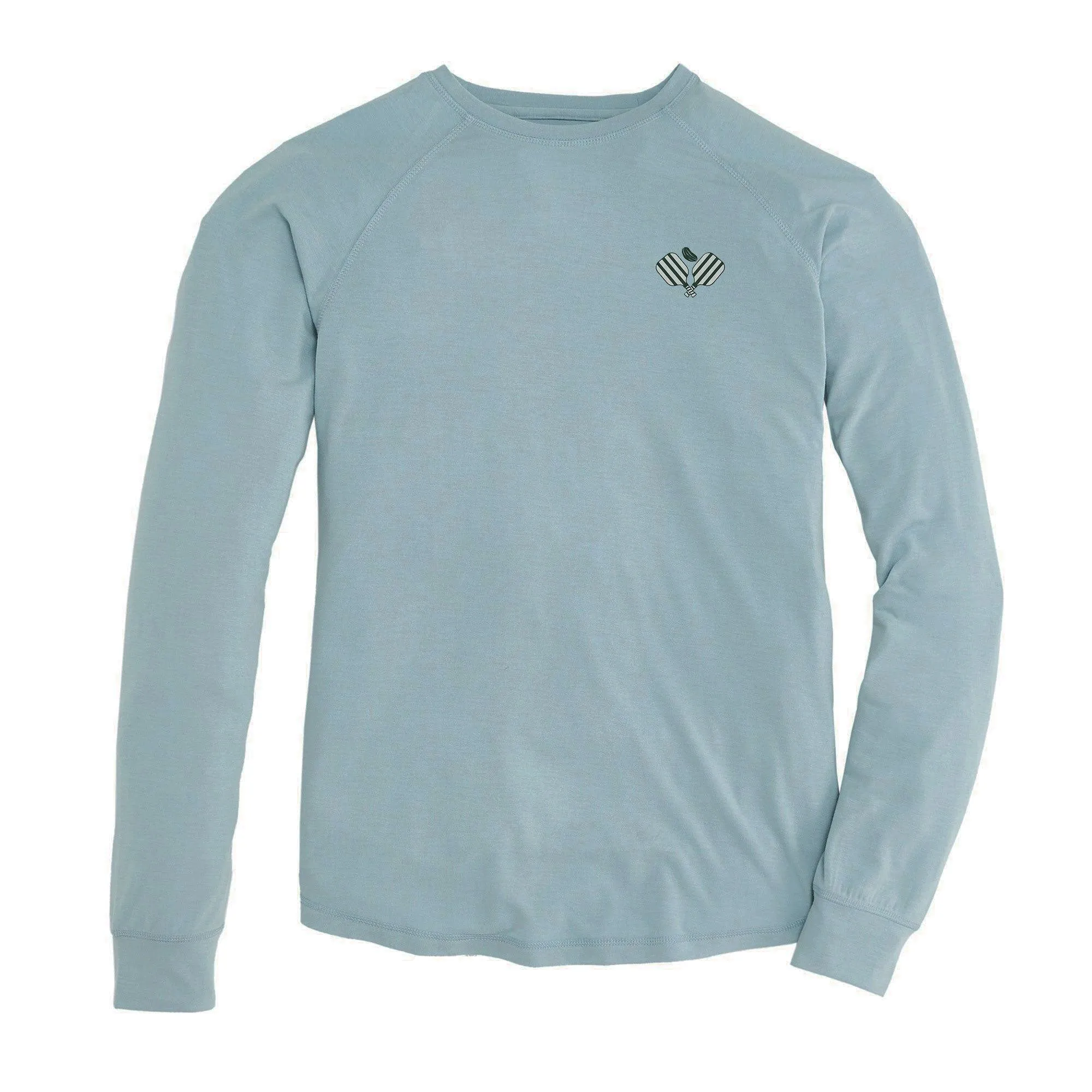 Pickleball Performance Crewneck - Smoke Blue