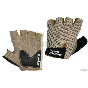 Planet Bike Taurus Fingerless Cycling Glove: Tan, LG