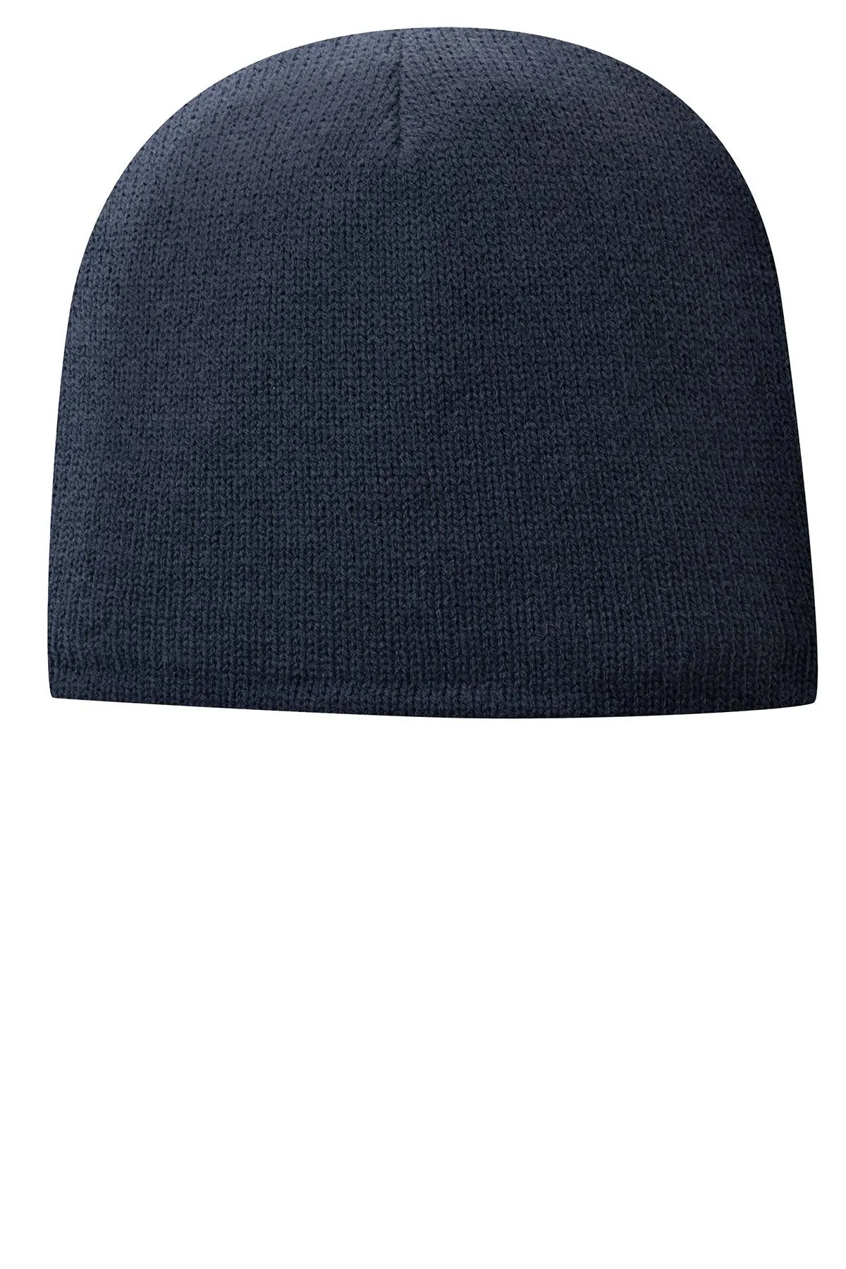 Port & Company Fleece Lined Branded Beanies, Navy