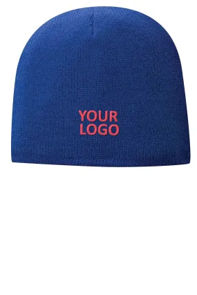 Port & Company Fleece Lined Custom Beanies, Royal