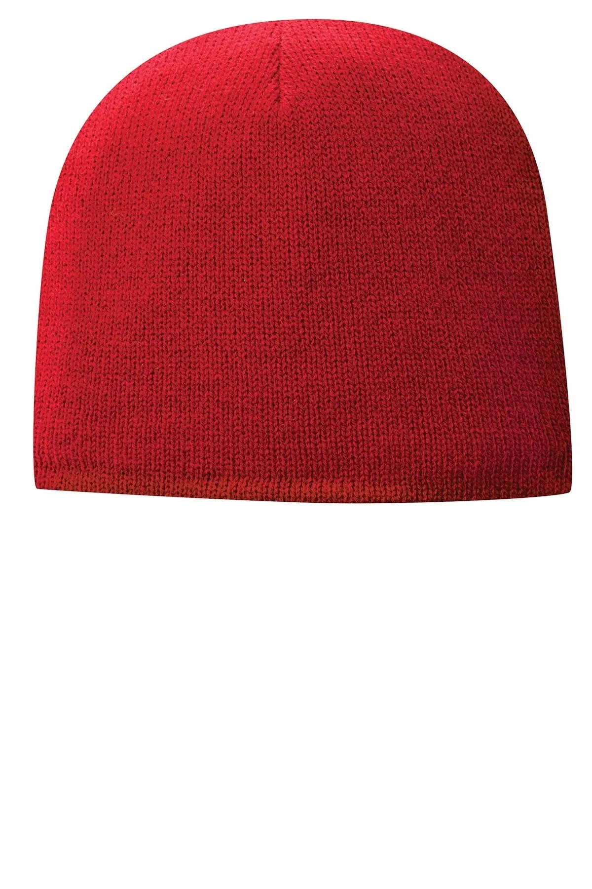 Port & Company Fleece Lined Customized Beanies, Red