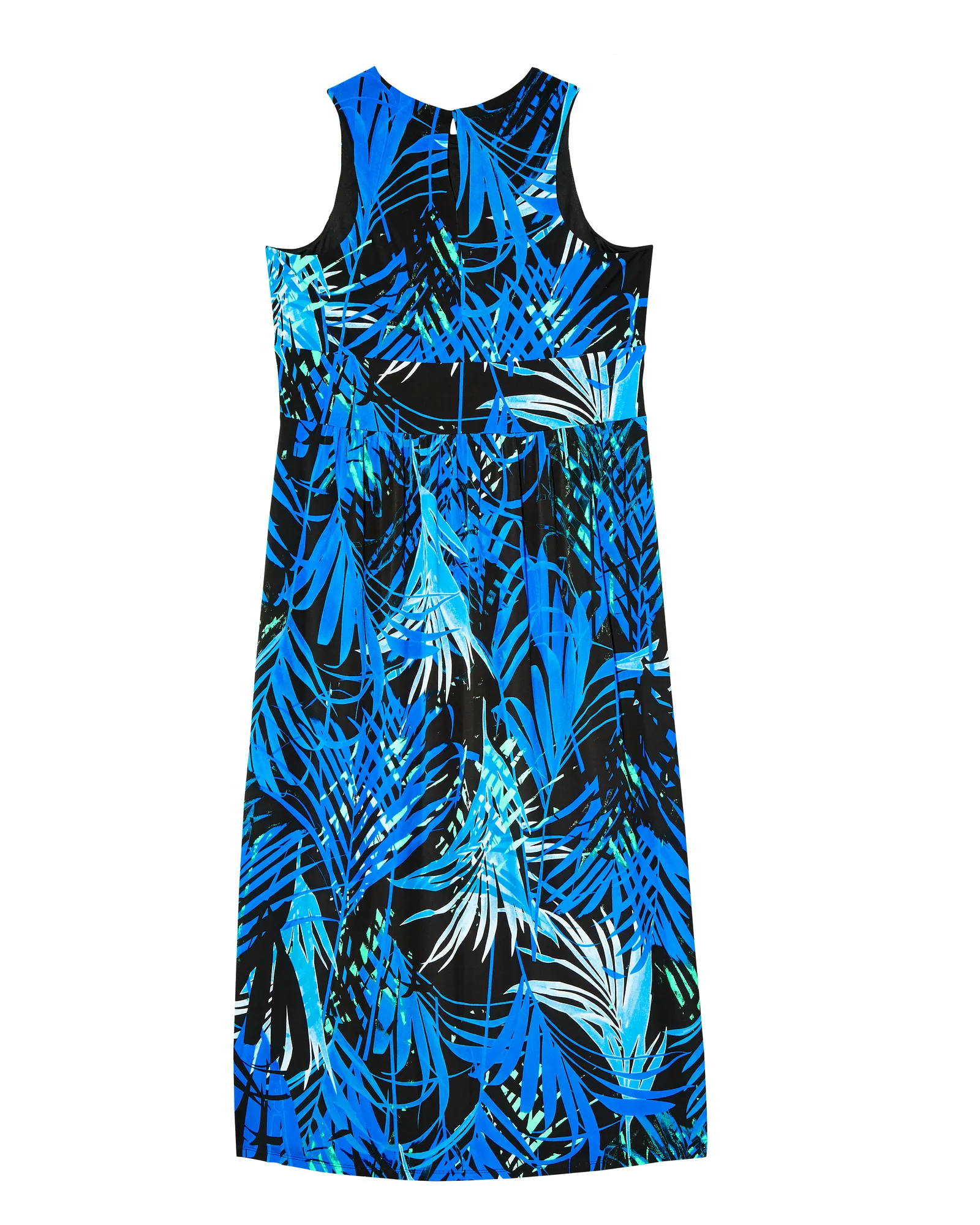 Prairie Sleeveless Maxi Dress | Azure Blue / Black