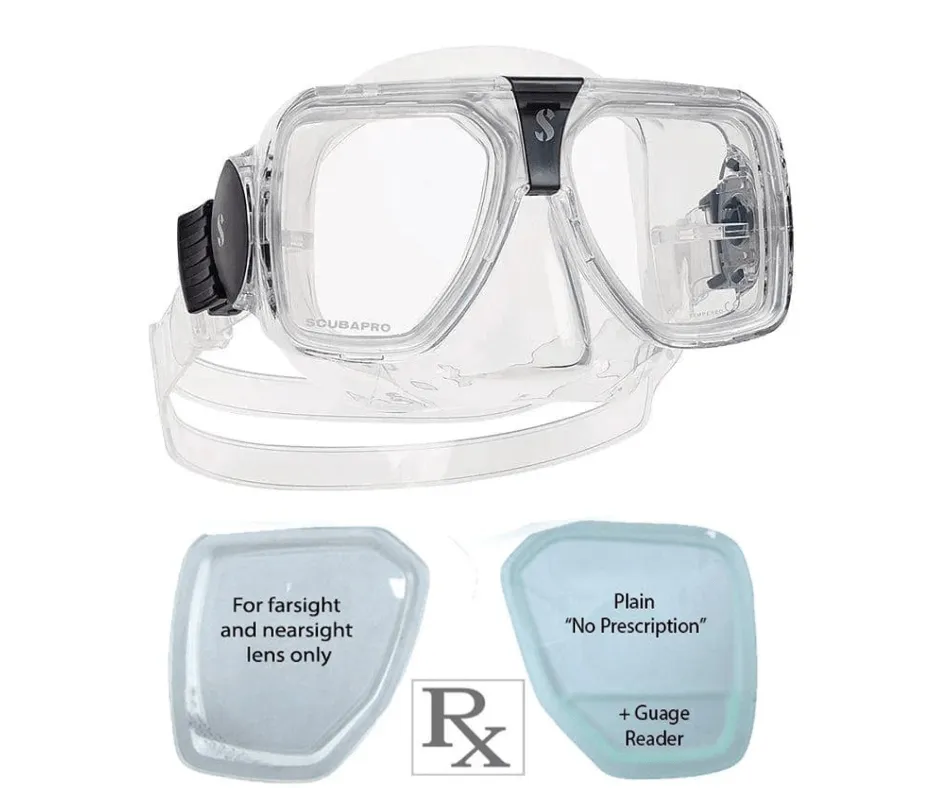 Prescription ScubaPro Solara Dive Mask for Scuba Diving Snorkeling