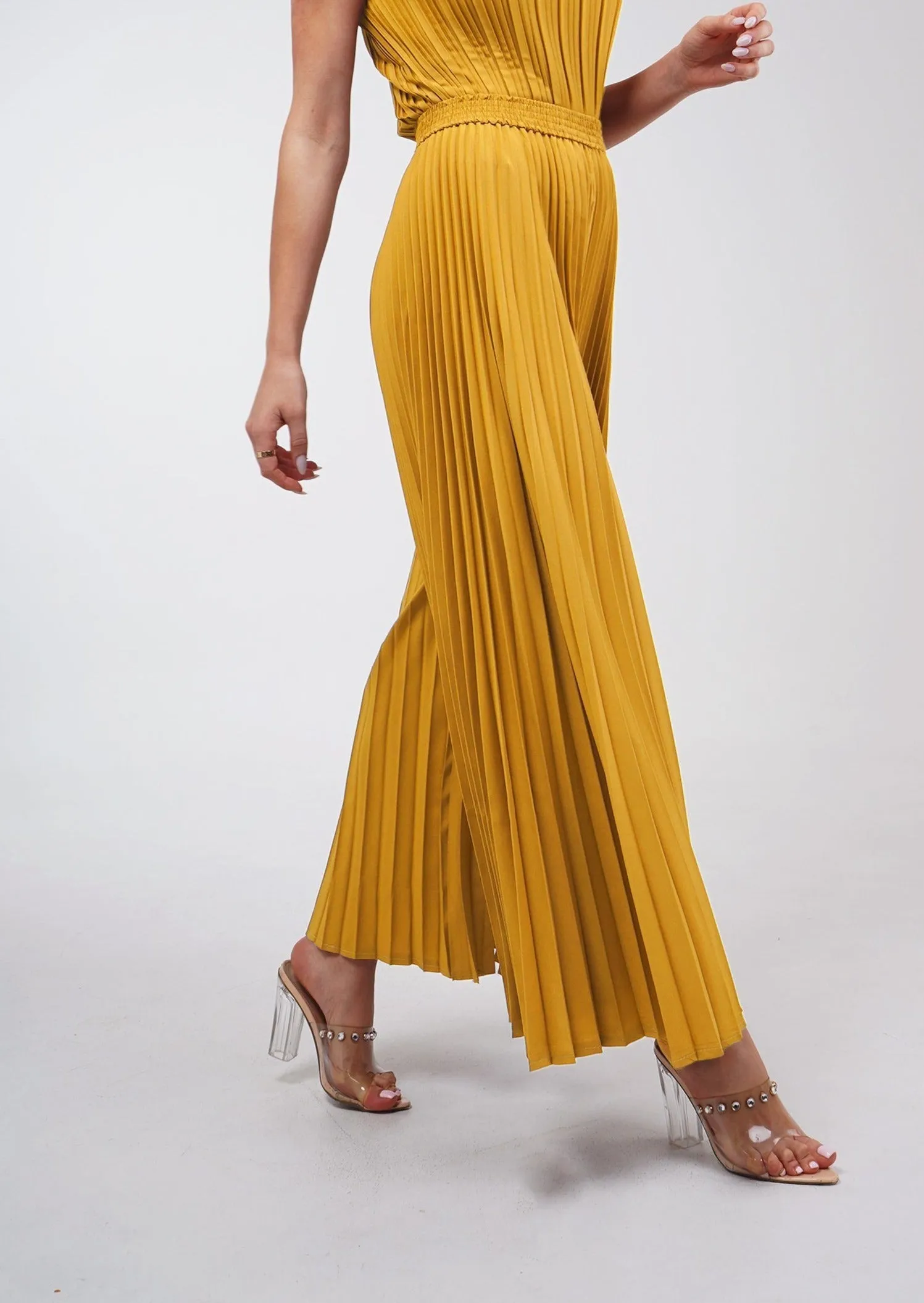 Priya Palazzo Pleated Pants