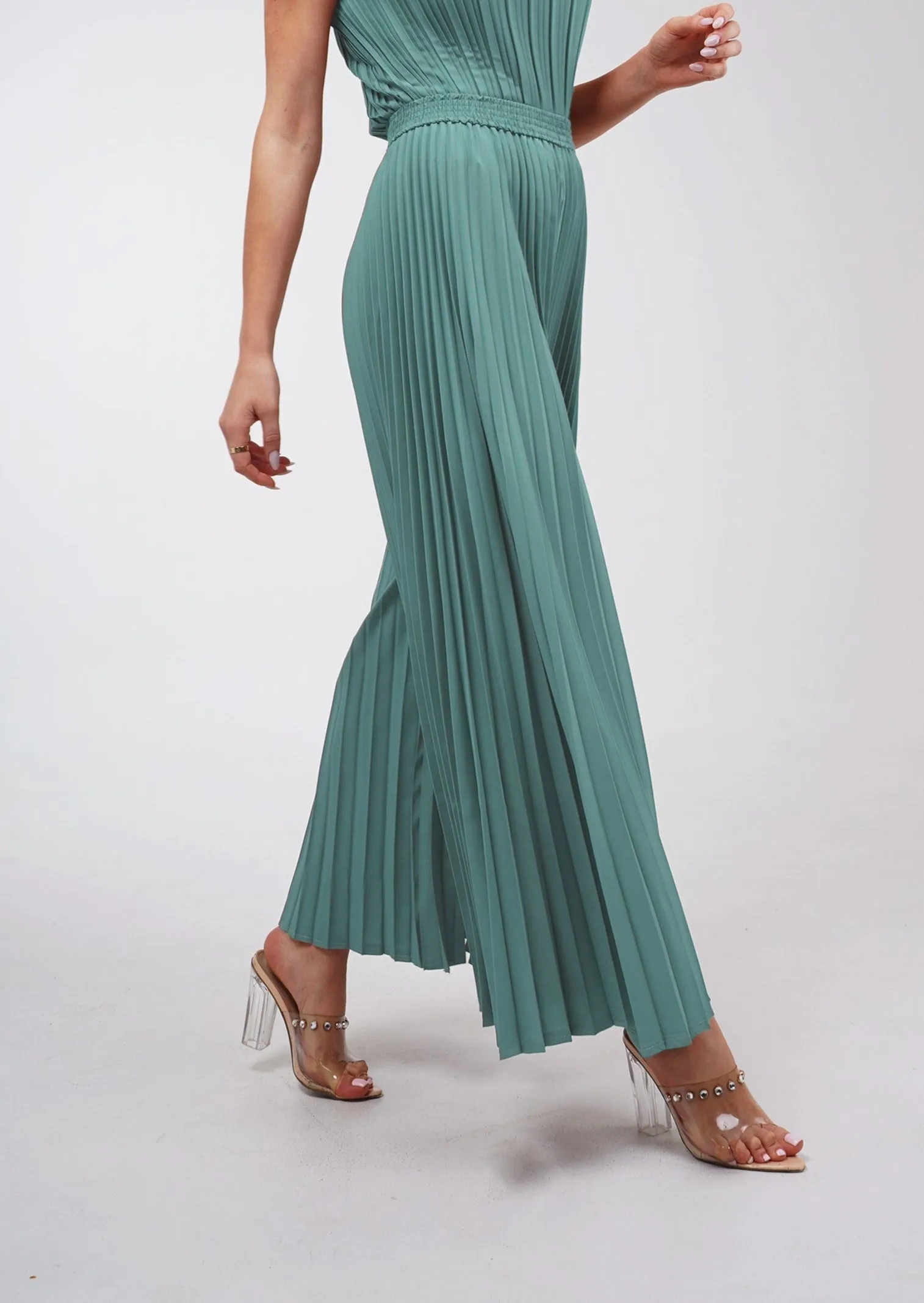 Priya Palazzo Pleated Pants