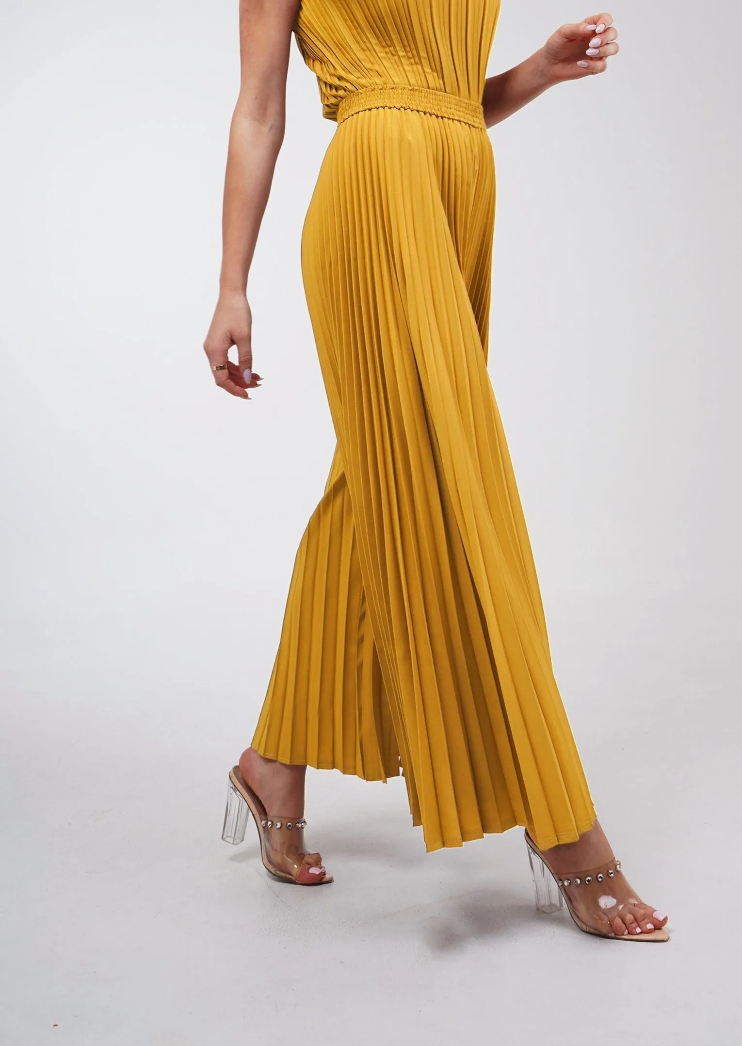 Priya Palazzo Pleated Pants