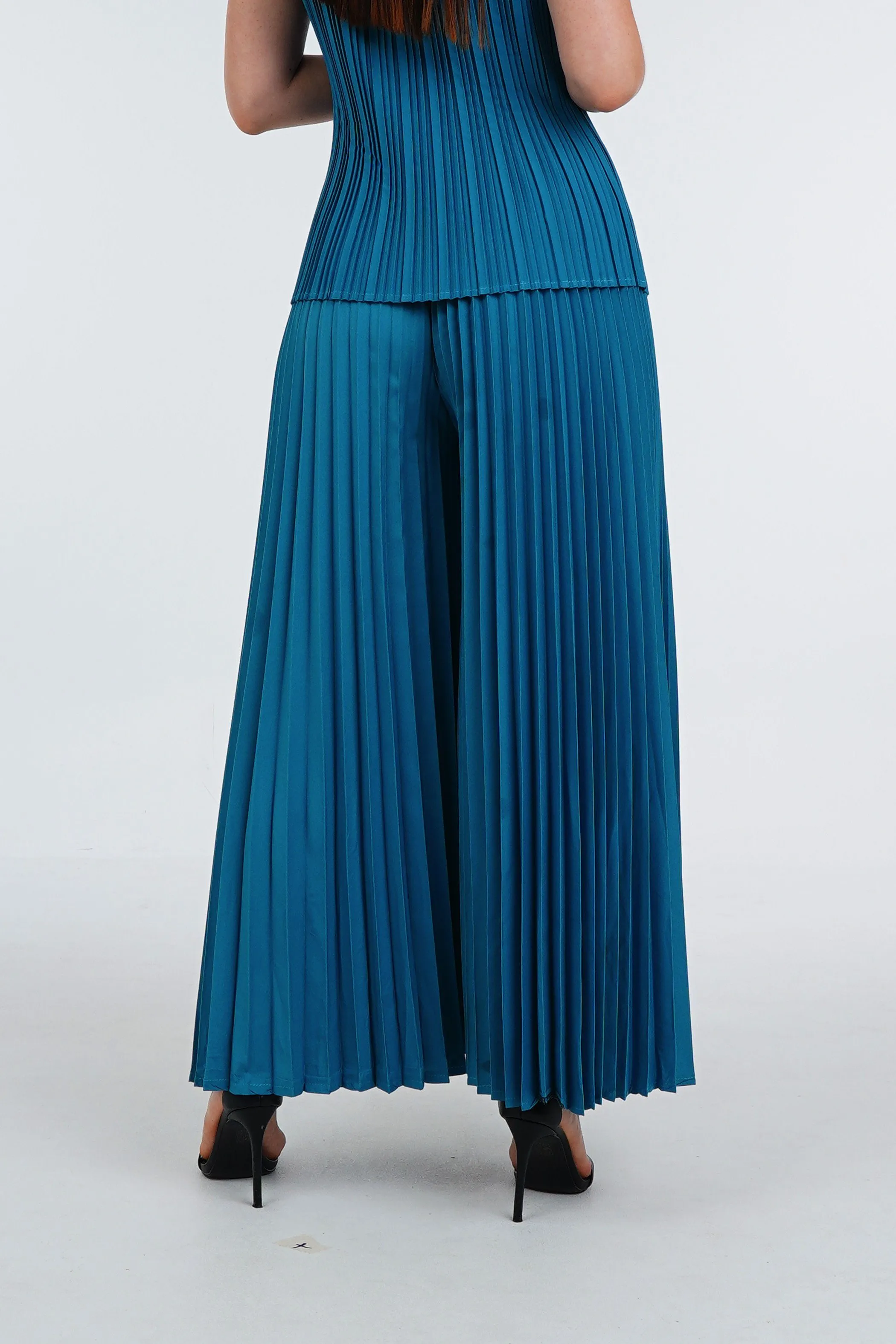 Priya Palazzo Pleated Pants