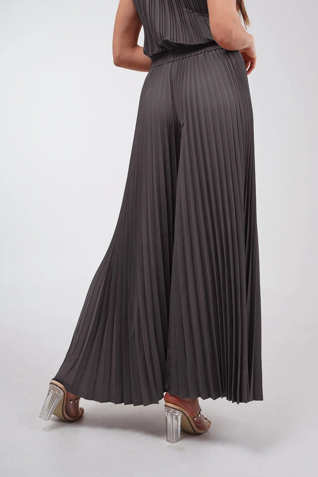 Priya Palazzo Pleated Pants