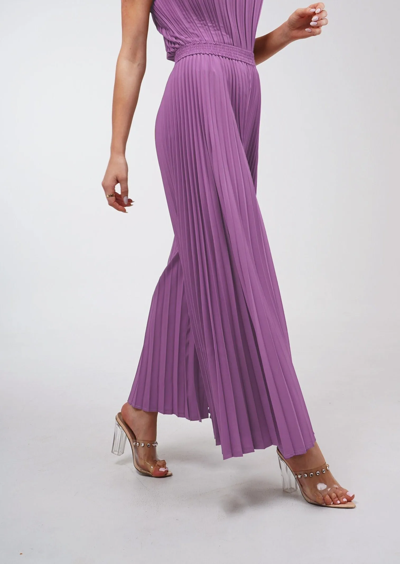 Priya Palazzo Pleated Pants