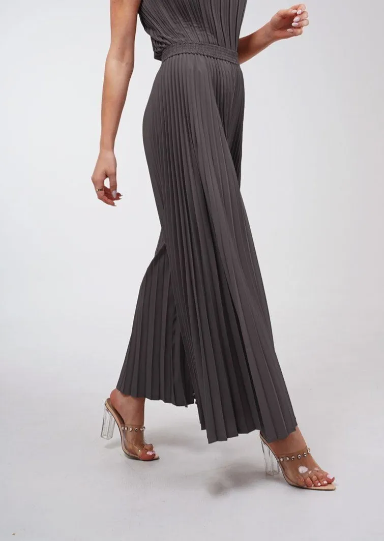 Priya Palazzo Pleated Pants