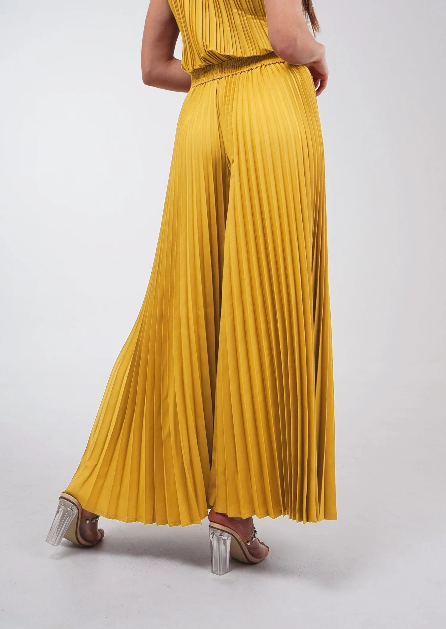 Priya Palazzo Pleated Pants