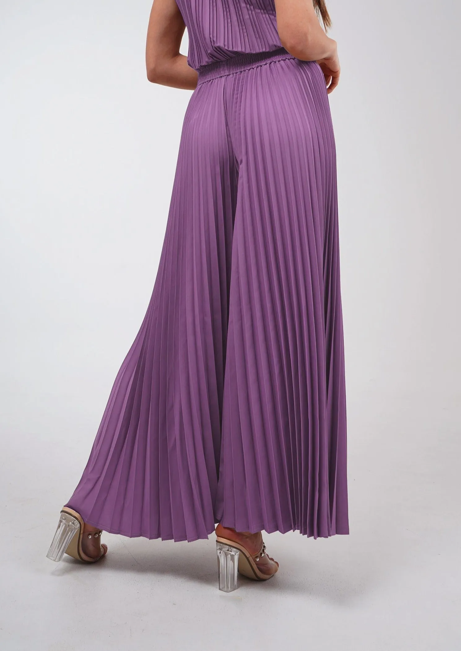 Priya Palazzo Pleated Pants