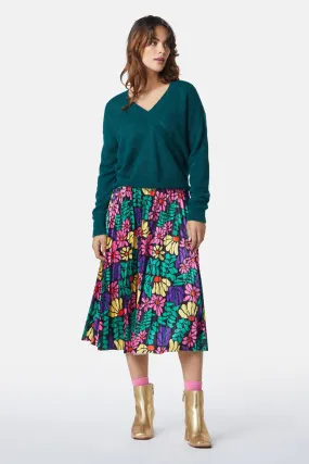 Rambling Pleat Skirt