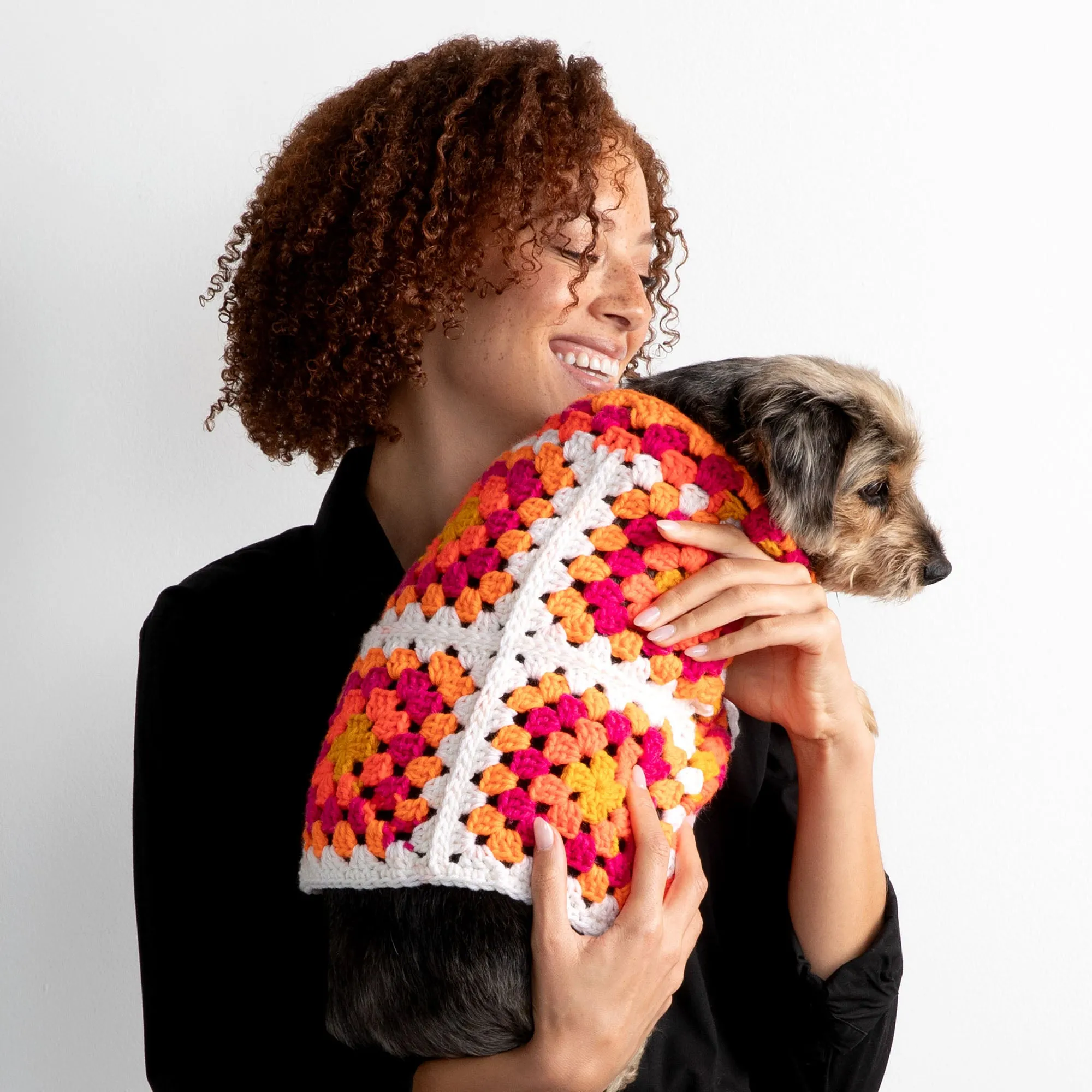 Red Heart Crochet Great Granny Dog Sweater