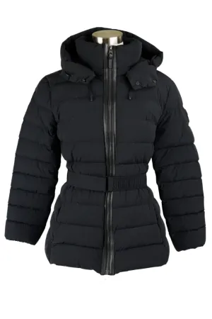 Roselyn Belted Puffer Down Jacket