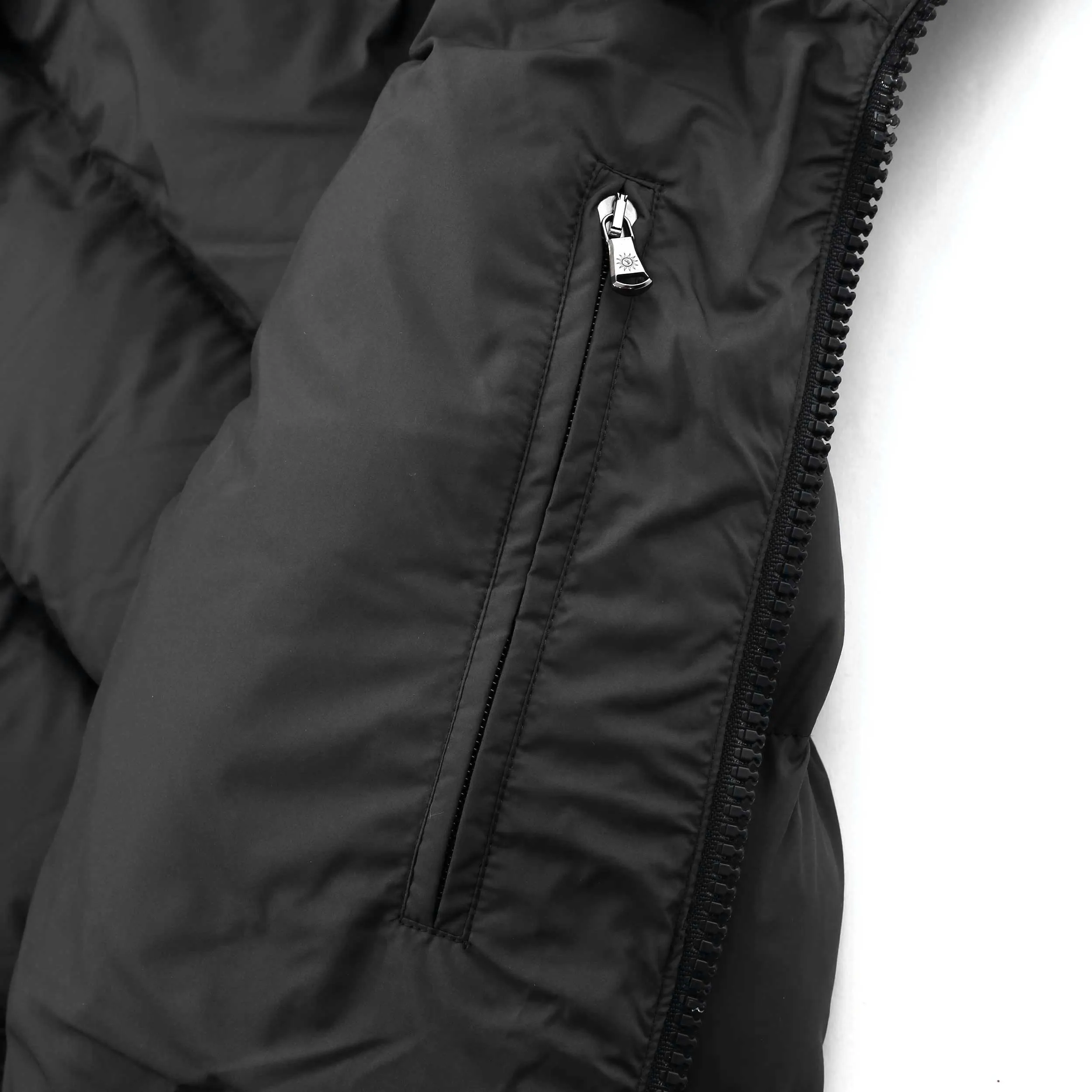 Sandbanks Ravine Mid Puffer Jacket in Black