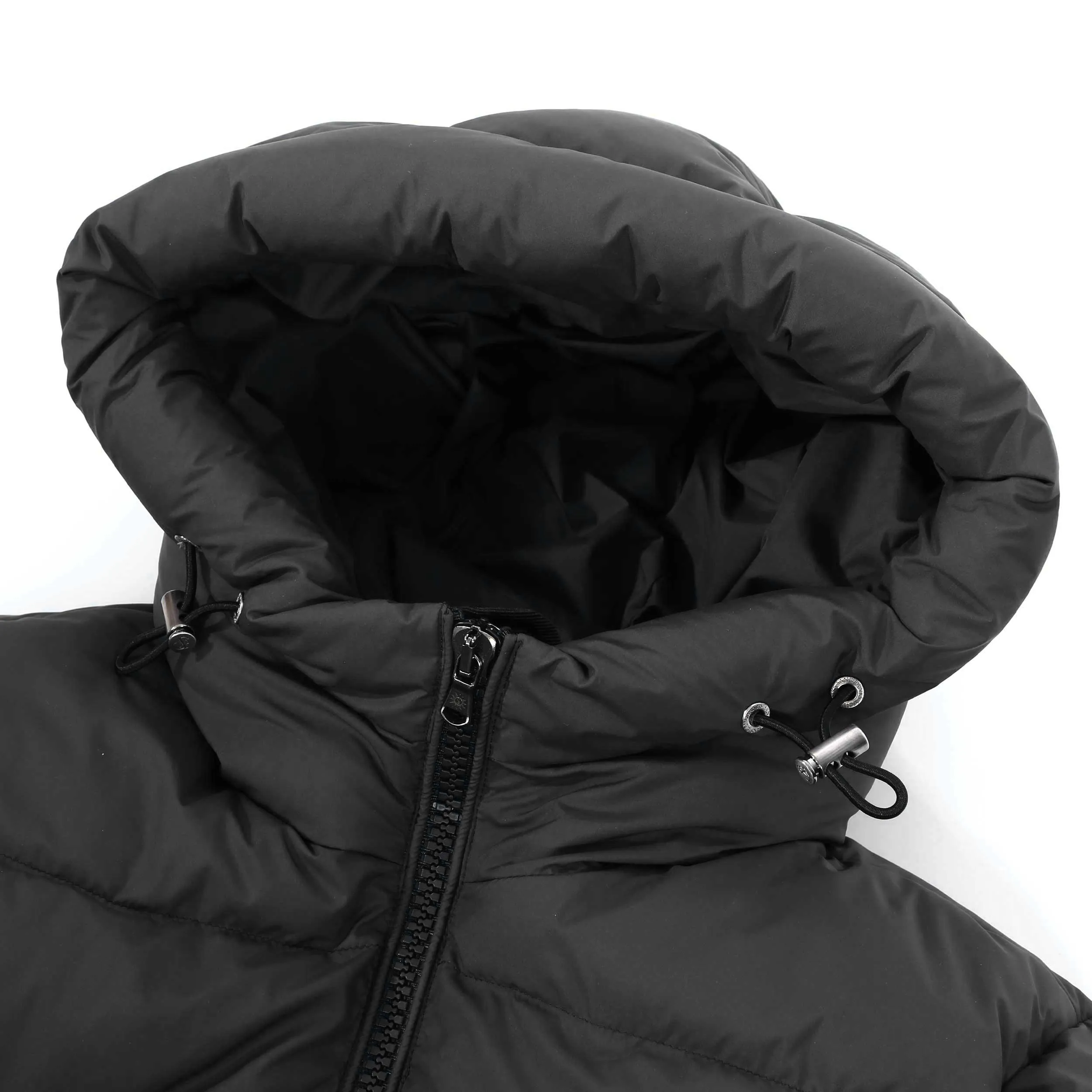 Sandbanks Ravine Mid Puffer Jacket in Black