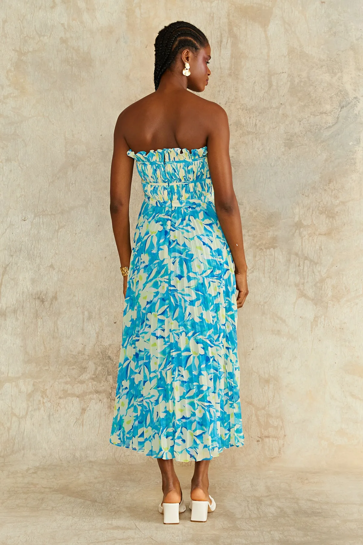 Scottie Strapless Midi Dress