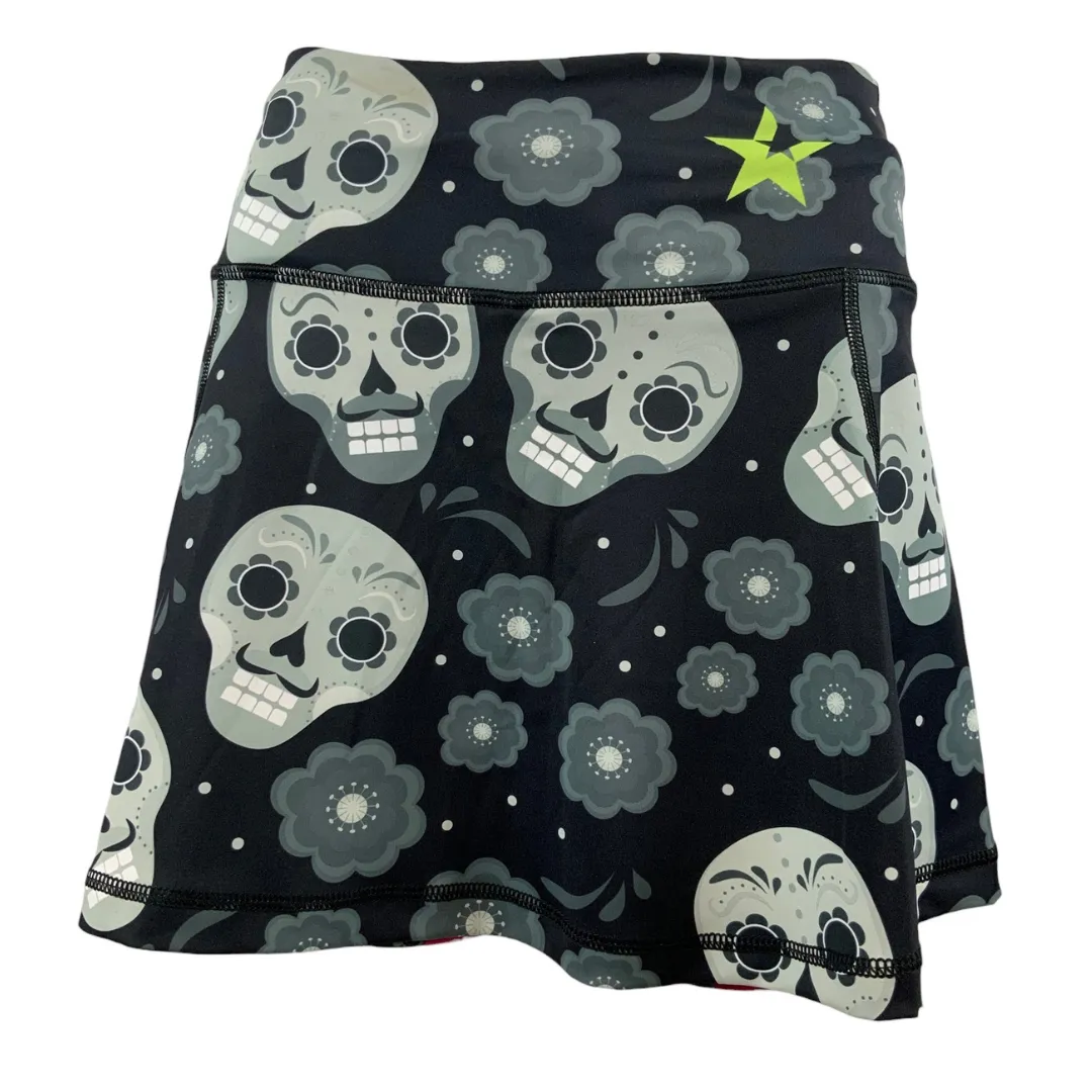 Skort | Black Skulls