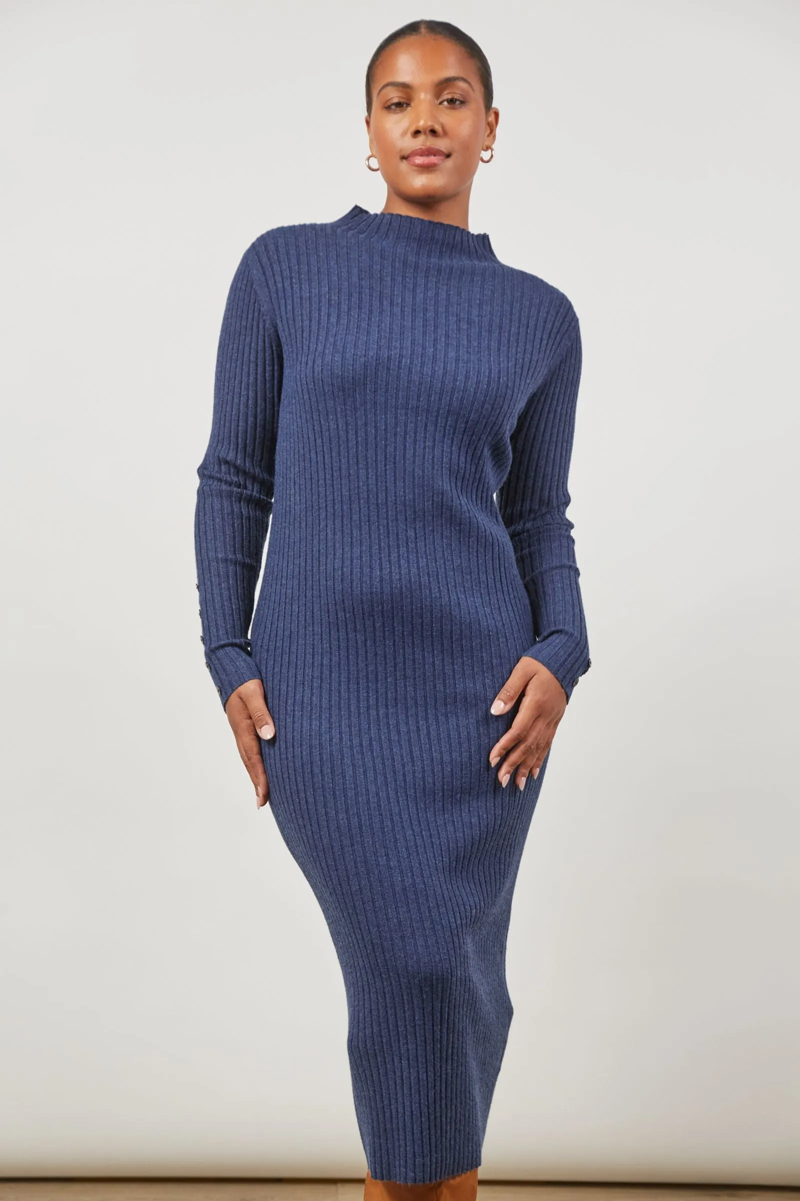 Skyline Knit Dress (Twilight)